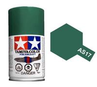 Tamiya 86517 AS-17 Dark Green (IJA) - 100ml Spray Can