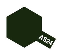 Tamiya 86524 Synthetic Spray AS24 Dark Green Luftwaffe (100ml) Modeling