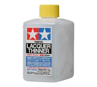 Tamiya 87077 Lacquer Thinner (250ml) for Model Paint Thinning & Tool Cleaning