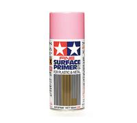 Tamiya 87146 Fine Surface Primer L for Plastic & Metal Pink (180 ml) modeling