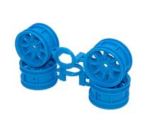 Tamiya 9335844 Ford Escort MKII Wheels Blue x4 RC Car Spare Part