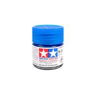 Tamiya Acrylic Mini X-23 Clear Blue 10ml Paint Bottle