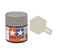Tamiya acrylic paint 10 ml X-32 TITANIUM SILVER