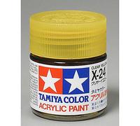TAMIYA Acrylic X24 GlossClear Yellow TAM81024 Plastics Paint Acrylic
