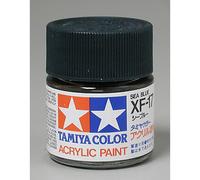 TAMIYA Acrylic XF17 Flat Sea Blue TAM81317 Plastics Paint Acrylic