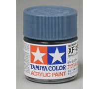 TAMIYA Acrylic XF18 Flat Med Blue TAM81318 Plastics Paint Acrylic