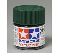 TAMIYA Acrylic XF26 Flat Deep Green TAM81326 Plastics Paint Acrylic