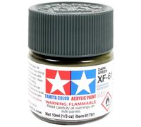 Tamiya Acrylics 10ml - XF-61 Dark Green