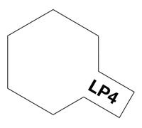 TAMIYA America, Inc Lacquer Paint, LP-4 Flat White, 10 mL, TAM82104