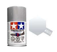 TAMIYA AS-12 Bare Metal Silver 100ml Model Aircraft Spray Paint 86512