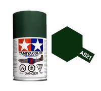 TAMIYA AS-21 Dark Green 2 (IJN) 100ml Model Aircraft Spray Paint 86521