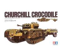 Tamiya British Churchill Crocodile Tank 1:35 Military Plastic Model Assembly Kit