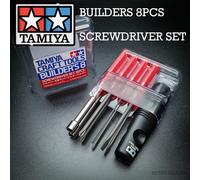 Tamiya Builders 8pcs Screwdriver Set 1st Class Fast Shipping 74023