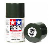 TAMIYA COLOR TS-2 SPRAY PAINT FOR PLASTIC DARK GREEN 100 ML