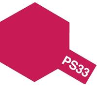 Tamiya 86033 PS-33 Cherry Red Polycarbonate 100 ml - Spray Paint for Plastic and RC Model Making, Model Making and Craft Accessories, Spray Paints for Model Making