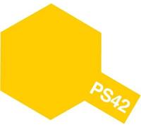 Tamiya Colour Spray Paint for Polycarbonate PS-42 Translucent Yellow (100ml)