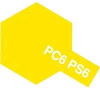 Tamiya Colour Spray Paint for Polycarbonate PS-6 Yellow (100ml)