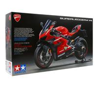 Tamiya 14140 1:12 Ducati Superleggera V4, True-to-Original Replica Plastic Kit, Crafts, Model Kit, Assembly, Unpainted, Multicoloured