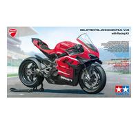 Tamiya 14143 1:12 Ducati Superleggera V4 with Racing Kit - Faithful Replica, Plastic Kit, Crafts, Model Kit, Assembly, Unpainted, Multicoloured, Motorcycle Kit