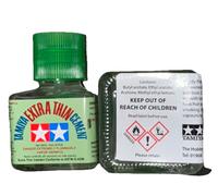 Tamiya Extra Thin Liquid Cement Glue with Applicator Brush 40Ml x2