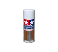 Tamiya SURFACE PRIMER Fine Plastic Metal WHITE Spray Paint 180ml can TM87044