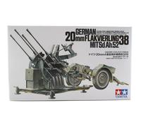 Tamiya Flakvierling 38 MITSd.Ah.52 German Anti Air Model Kit 35091 Scale 1/35