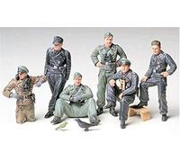 Tamiya German Tank Crew at Rest 1:35 Military Plastic Figure Model Assembly Kit