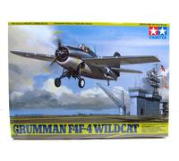 Tamiya Grumman F4F-4 Wildcat 61034 1/48 New Plastic Airplane Model Kit