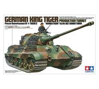 TAMIYA 35164 King Tiger Tank Production Turret 1:35 Military Model Kit
