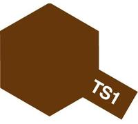 Tamiya Lacquer Colour Spray Paint Mini TS-1 Red Brown (100ml)