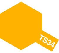 Tamiya Lacquer Colour Spray Paint Mini TS-34 Camel Yellow (100ml)