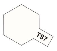 Tamiya Lacquer Colour Spray Paint Mini TS-7 Racing White (100ml)