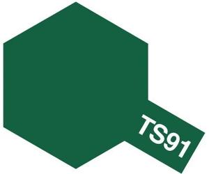 Tamiya Lacquer Colour Spray Paint Mini TS-91 JGSDF Dark Green (100ml)