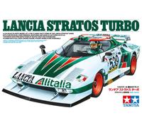 TAMIYA 25210 1:24 Lancia Stratos Turbo - Faithful Replica, Plastic Kit, Crafts, Model Kit, Assembly, Unpainted, Multi-Coloured