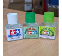 Tamiya Liquid Model Cement Standard, Extra Thin & Quick Setting 40ml (Pack of 3)