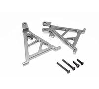 Tamiya Lunch Box Aluminum Front Lower Arm - 1Pr Set Gray Silver