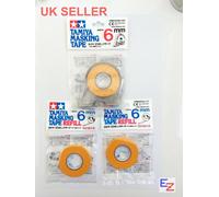 Tamiya Masking Tape 6mm + refill x2 87030 87033 Set for paint spray model UK