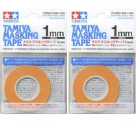 Tamiya Masking Tape Roll - 1mm Width x 18m Length (Pack of 2)