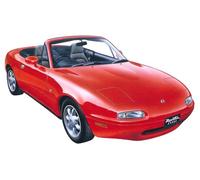 Tamiya Mazda 1/24 Eunos Roadster # 24085, Mit Wunschkennzeichen, Red
