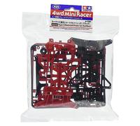 Tamiya Mini 4WD Especially Different Products SuperX Strong For Chassis Set (Red Black) 95242
