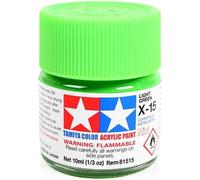 Tamiya Mini X 15 Light Green Acrylic Paint 10ml Tamiya Multicolor