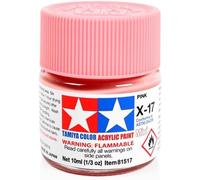Tamiya Mini X 17 Pink Acrylic Paint 10ml Tamiya Multicolor