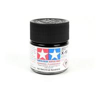 Tamiya Mini X 18 Semi Gloss Black Acrylic Paint 10ml Tamiya Multicolor