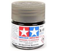 Tamiya Mini X 19 Smoke Acrylic Paint 10ml Tamiya Multicolor