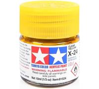 Tamiya Mini X 24 Clear Yellow Acrylic Paint 10ml Tamiya Multicolor