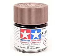 Tamiya Mini X 33 Bronze Acrylic Paint 10ml Tamiya Multicolor