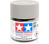 Tamiya Mini XF 20 Medium Grey Acrylic Paint 10ml Tamiya Multicolor