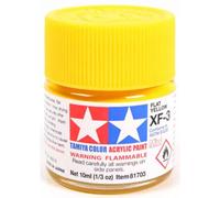 Tamiya Mini XF 3 Flat Yellow Acrylic Paint 10ml Tamiya Multicolor