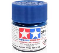 Tamiya Mini XF 8 Flat Blue Acrylic Paint 10ml Tamiya Multicolor
