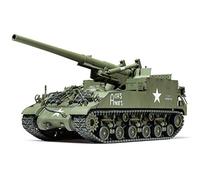 Tamiya Model Kit - 1/35 155mm Self-Propelled Gun M40 (35351) - Military, 8 Figures
